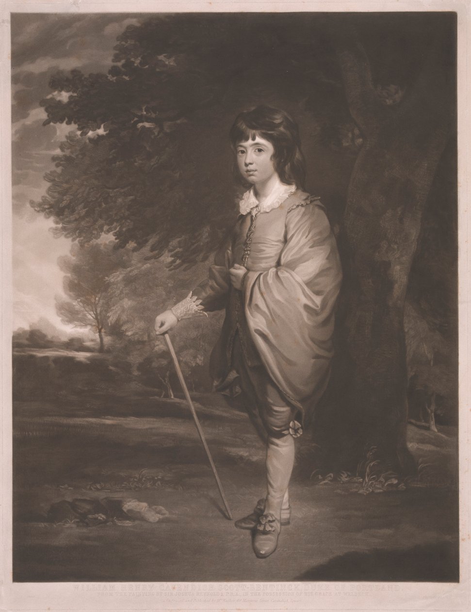 William Henry Cavendish Scott-Bentinck, Herzog von Portland, als Marquess von Titchfield von William Walker