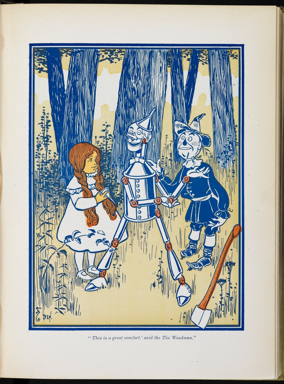 Dorothy, der Blechmann und die Vogelscheuche. von William Wallace Denslow