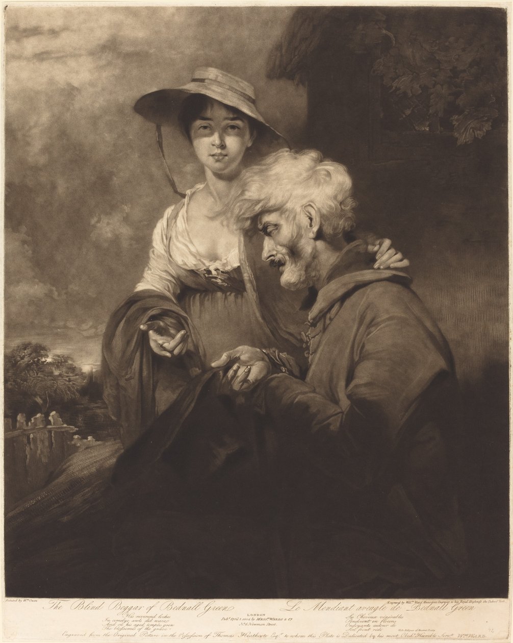 Der blinde Bettler von Bednall Green von William Ward after William Owen
