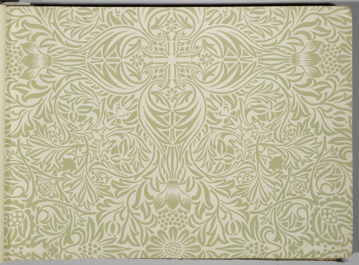 Tapetenmusterbuch, vor 1917 von William and Company Morris