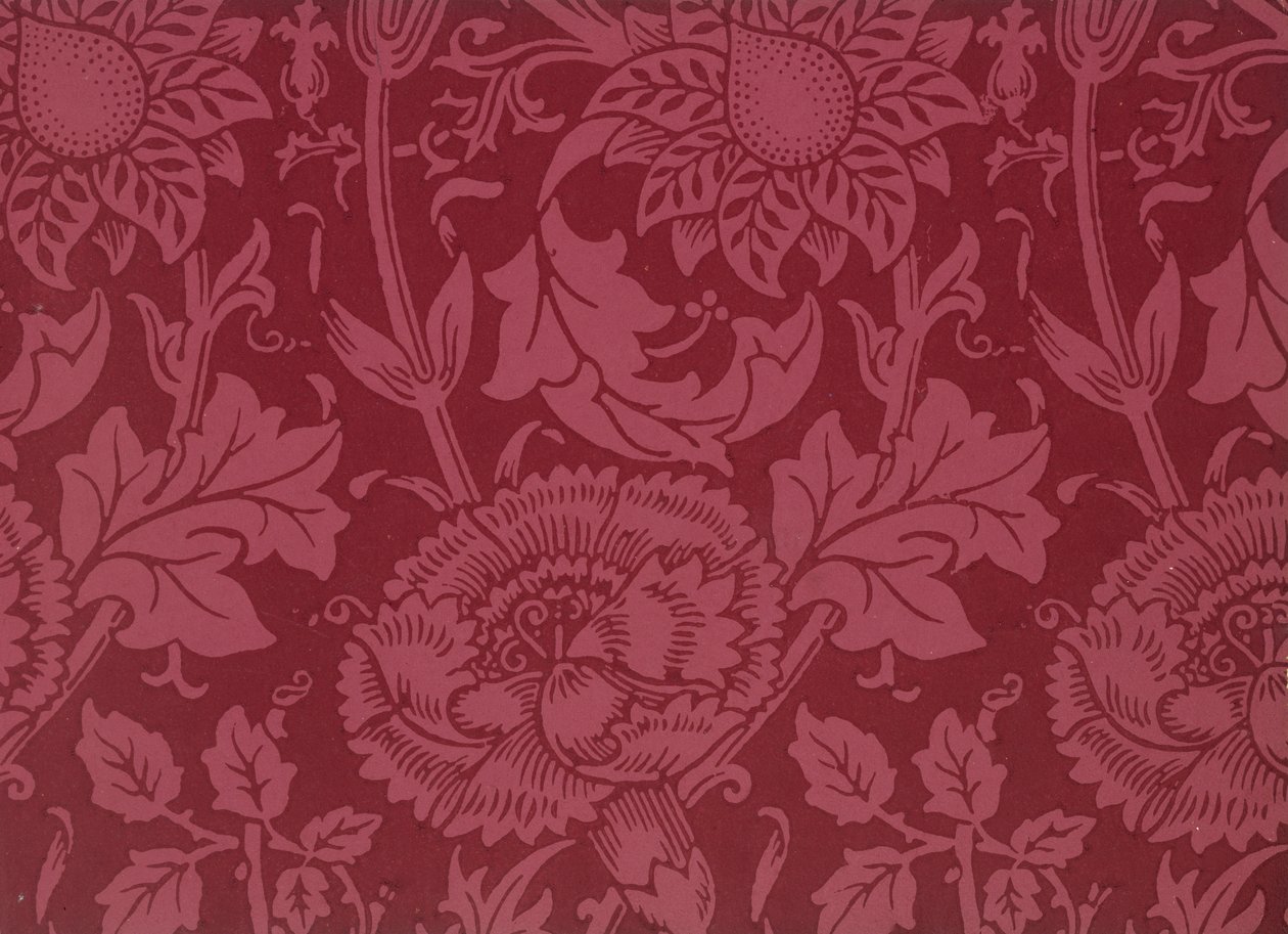 Tapetenmusterbuch, vor 1917 (Druck) von William and Company Morris