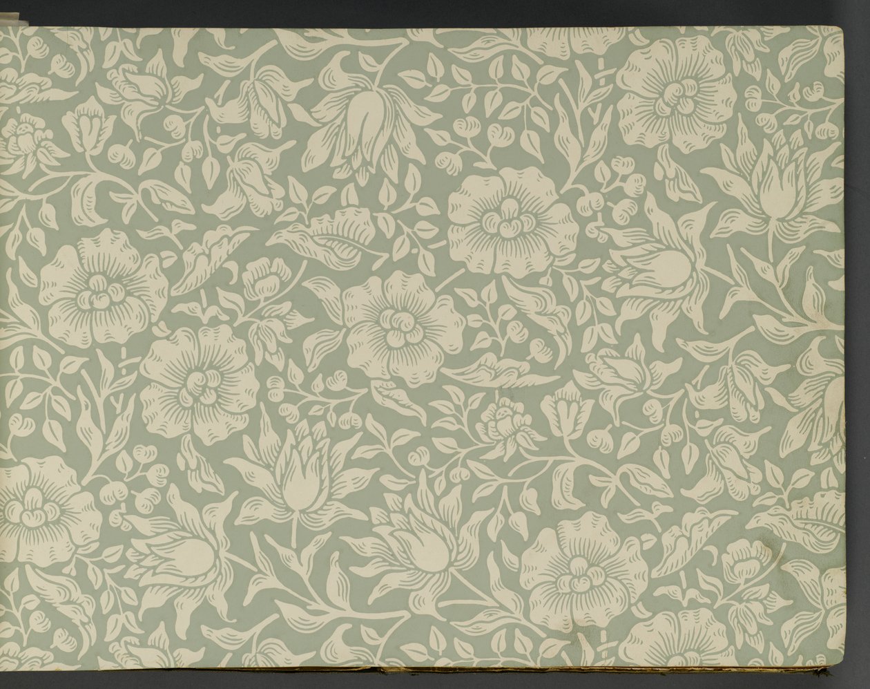 Tapetenmusterbuch, vor 1917 von William and Company Morris