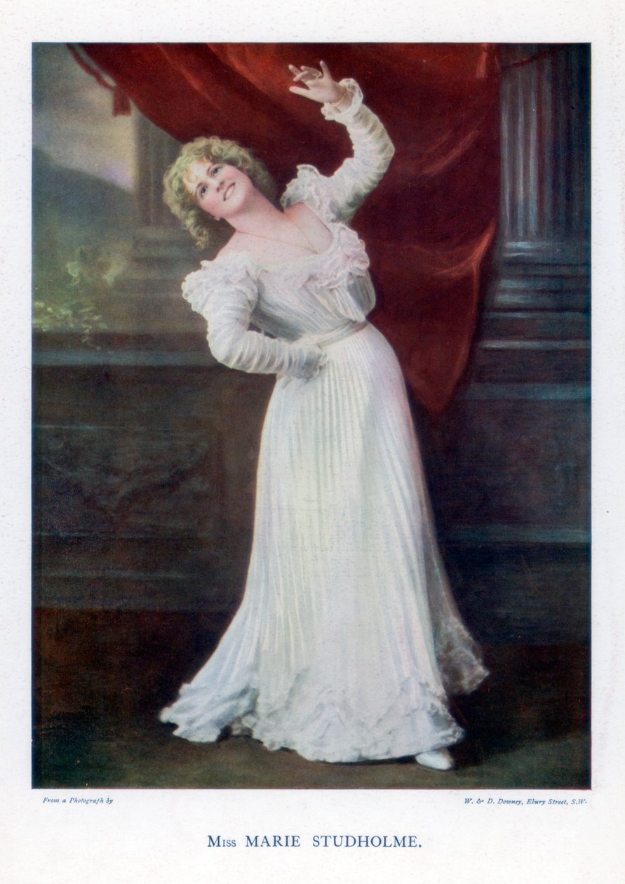 Marie Studholme, englische Theaterschauspielerin, 1901 von William and Daniel Downey