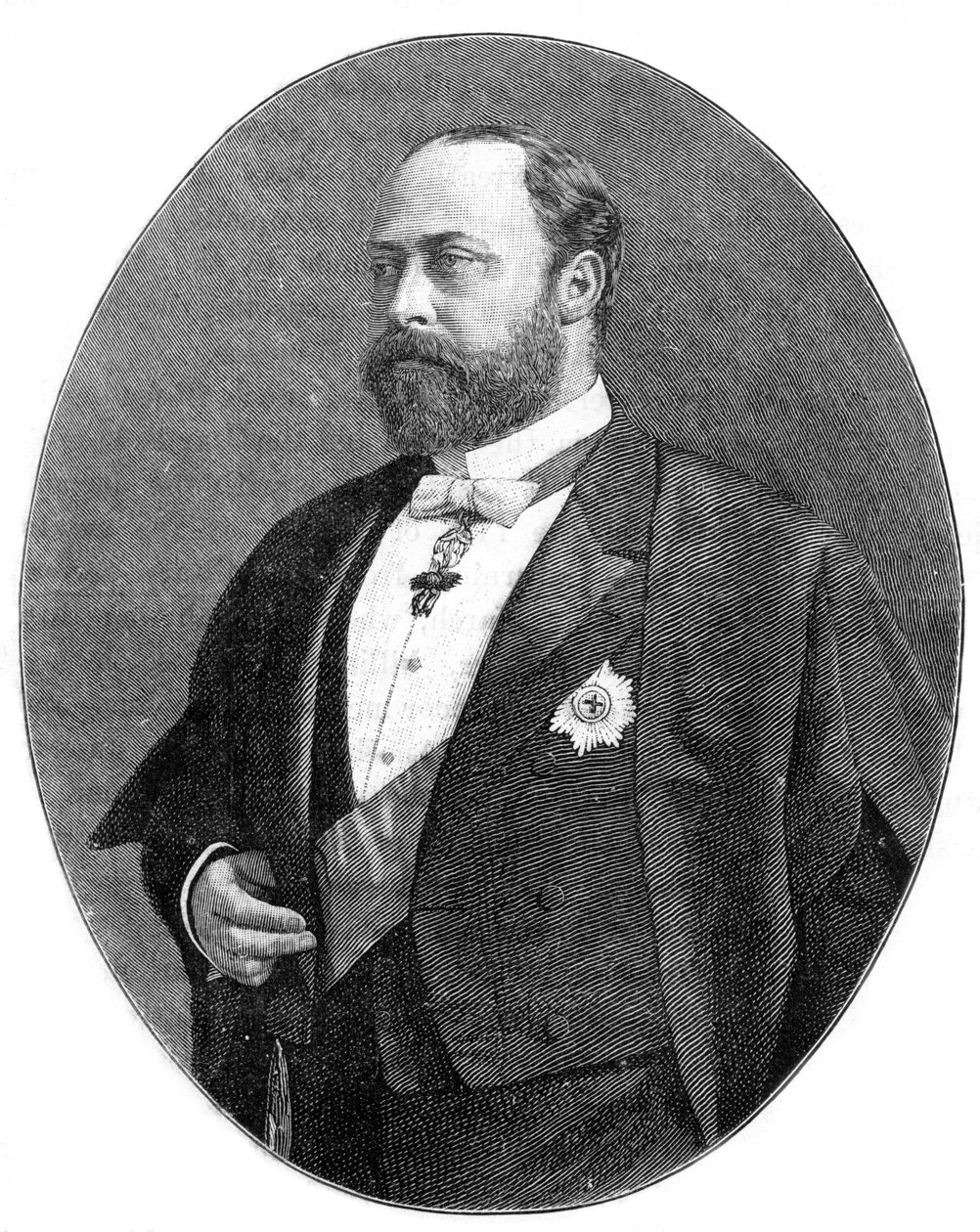 Der Prinz von Wales in seinen Roben als Bencher des Middle Temple, 1900 von William and Daniel Downey