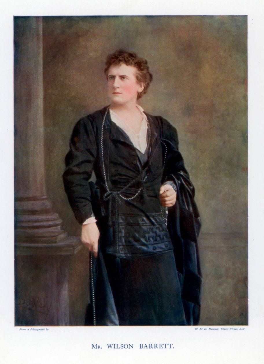 Wilson Barrett, englischer Schauspieler, Manager und Dramatiker, 1901 von William and Daniel Downey