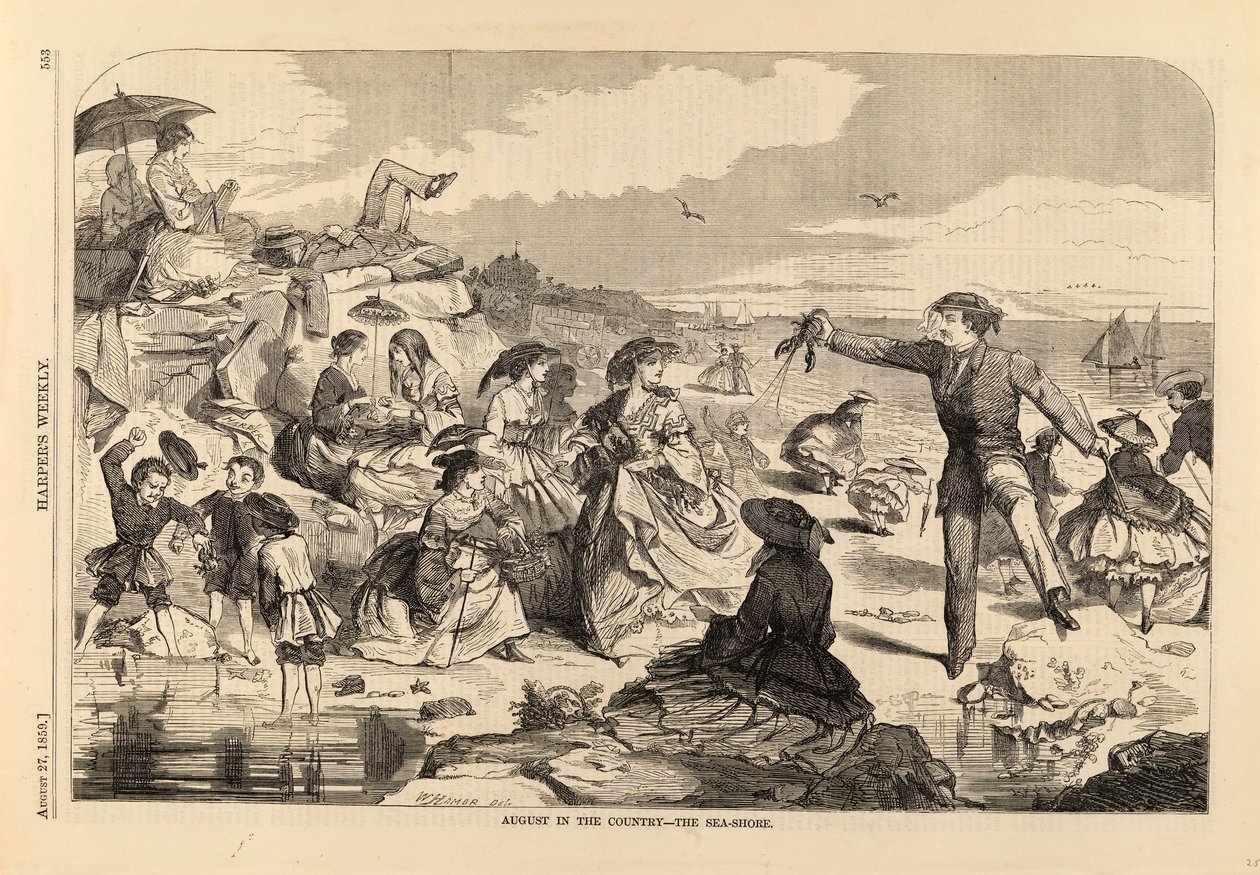 August auf dem Land--Die Küste, aus Harper