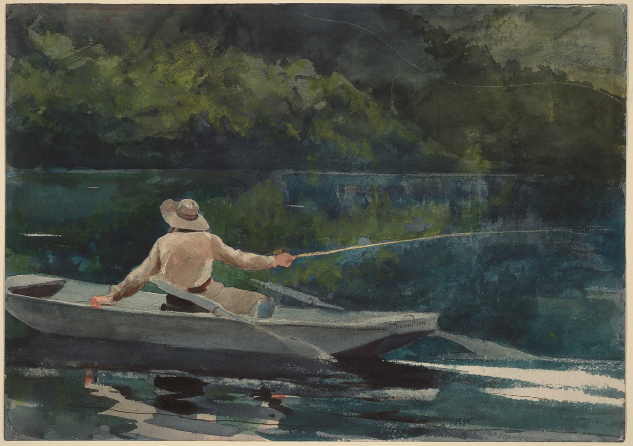 Casting, Nummer Zwei von Winslow Homer