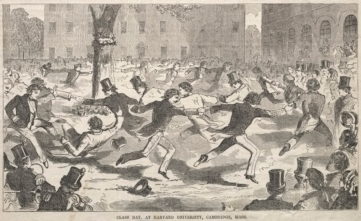 Class Day an der Harvard University, Cambridge, Massachusetts, 1858 von Winslow Homer