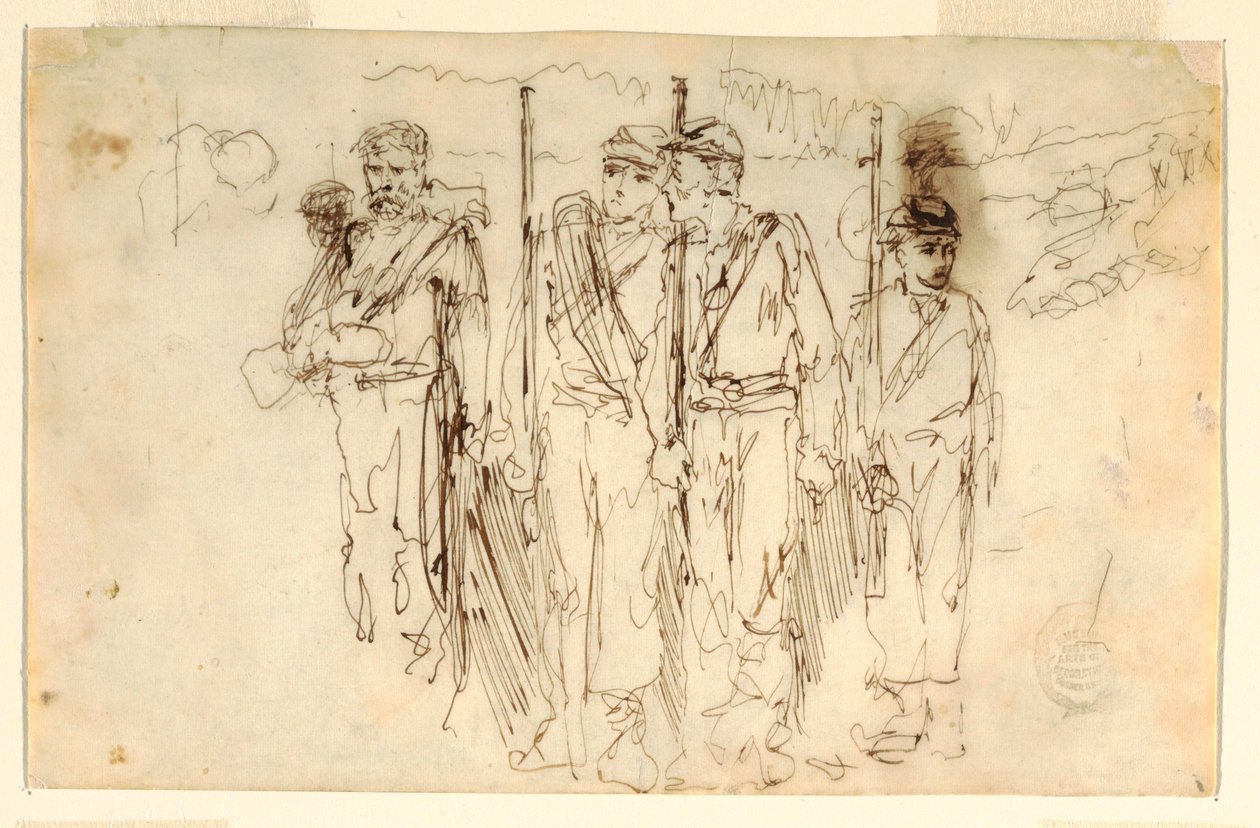 Die Verwundeten auf dem Marsch, 1861–62 von Winslow Homer