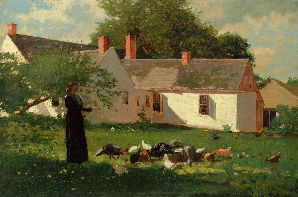 Hofszene von Winslow Homer