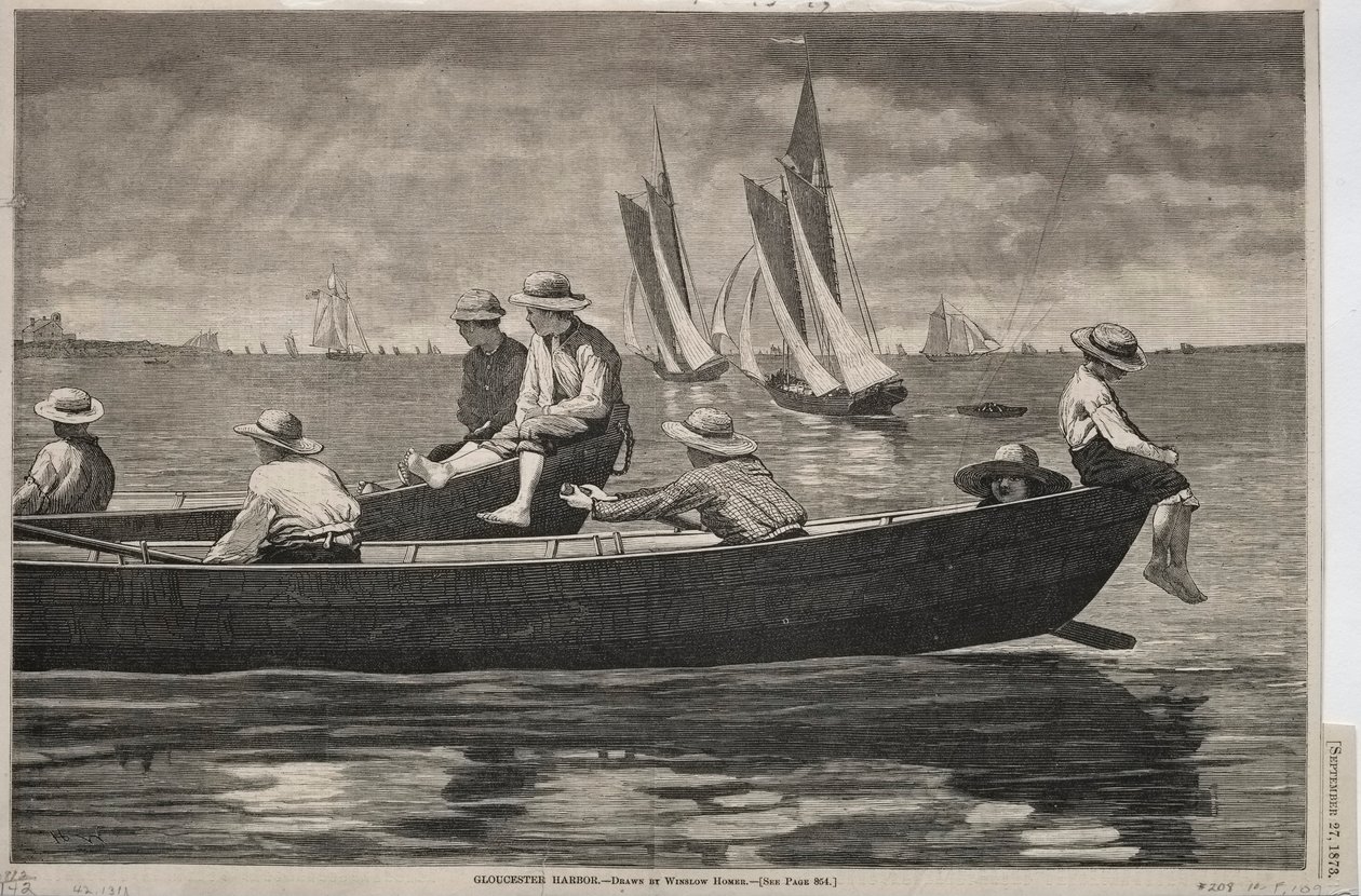 Gloucester Hafen, 1873 von Winslow Homer