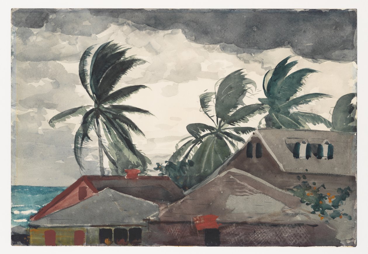 Hurrikan, Bahamas von Winslow Homer