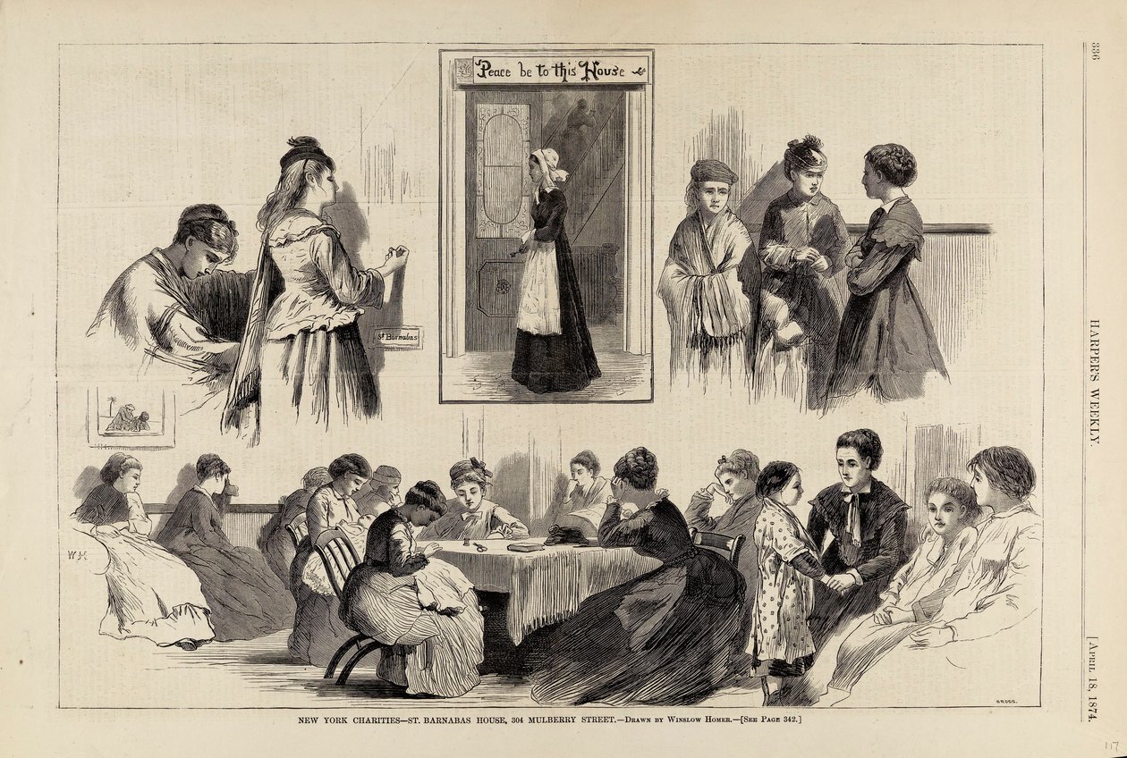 New Yorker Wohltätigkeiten--St. Barnabas Haus, aus Harper