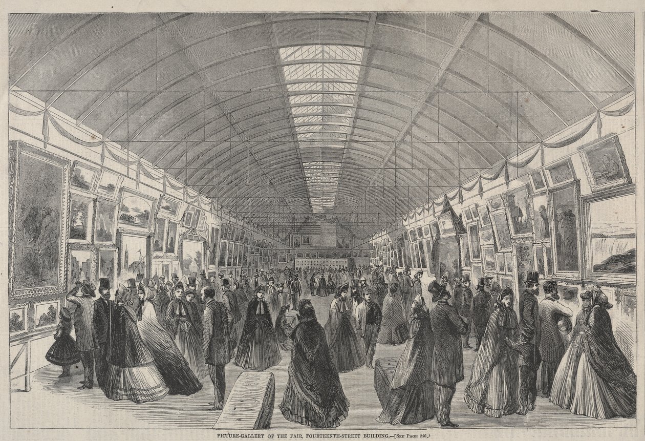 Bildergalerie der Messe, Fourteenth Street Gebäude von Winslow Homer