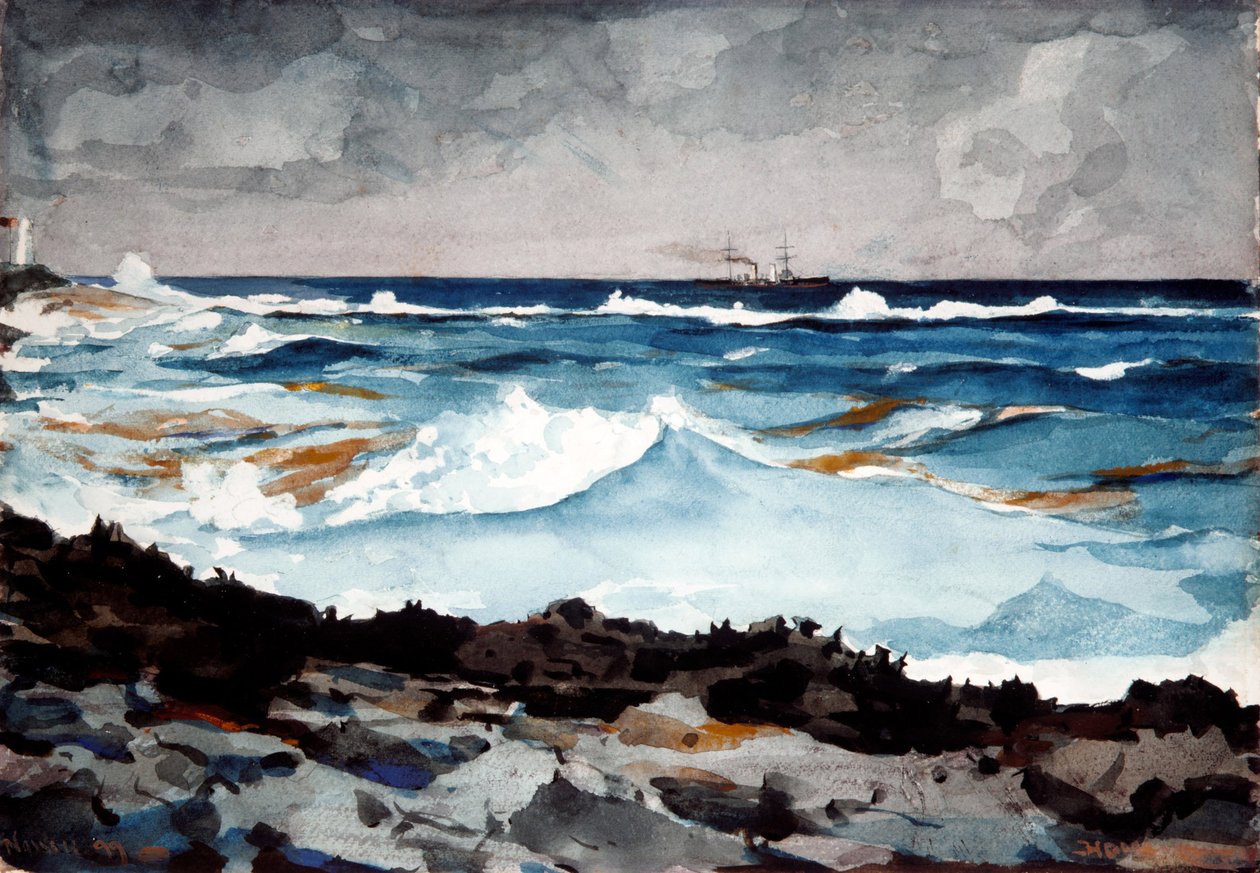 Küste und Brandung, Nassau, 1899 von Winslow Homer
