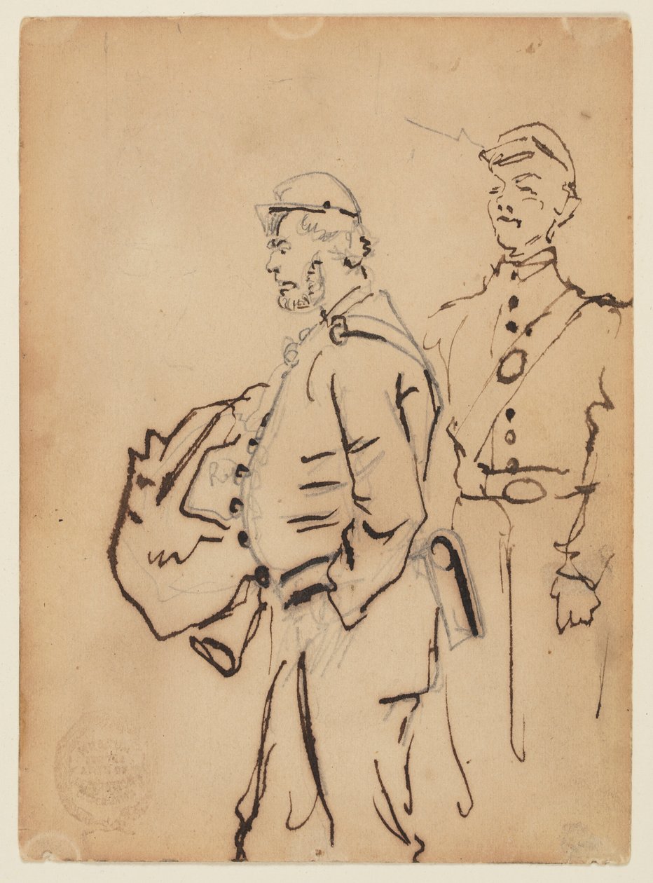 Skizzen von Soldaten von Winslow Homer