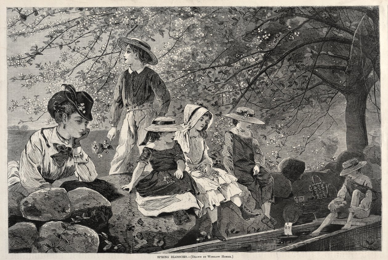 Frühlingsblüten von Winslow Homer