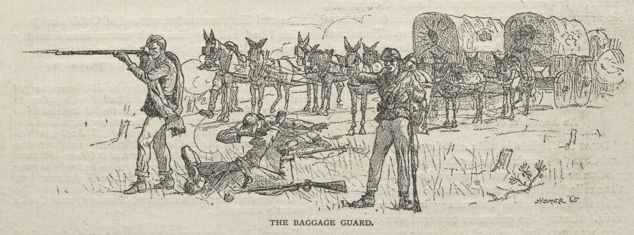 Die Gepäckwache, 1888 von Winslow Homer