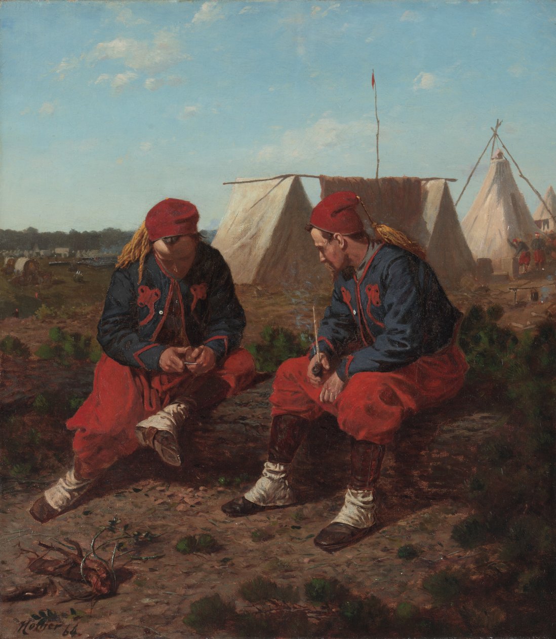 Die Brierwood-Pfeife, 1864 von Winslow Homer