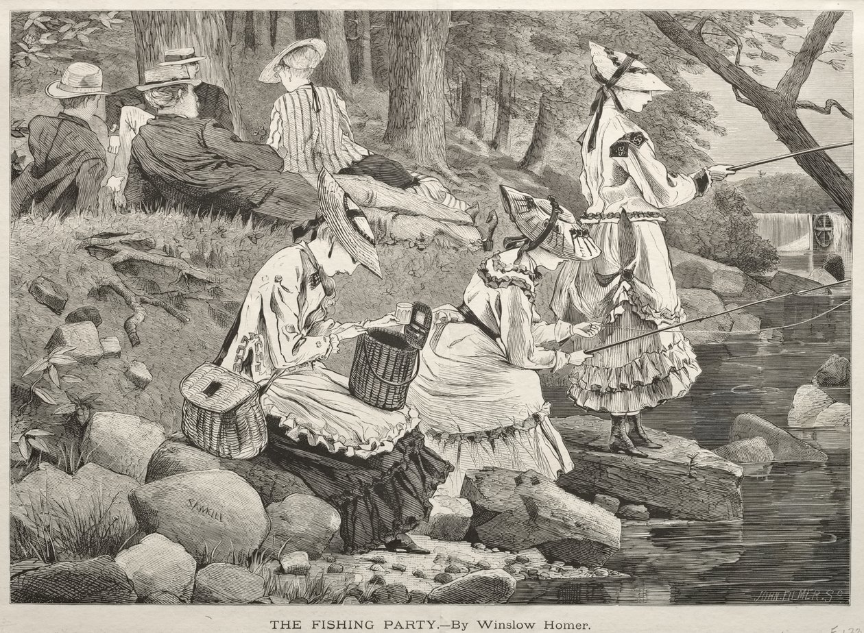 Die Angelpartie von Winslow Homer