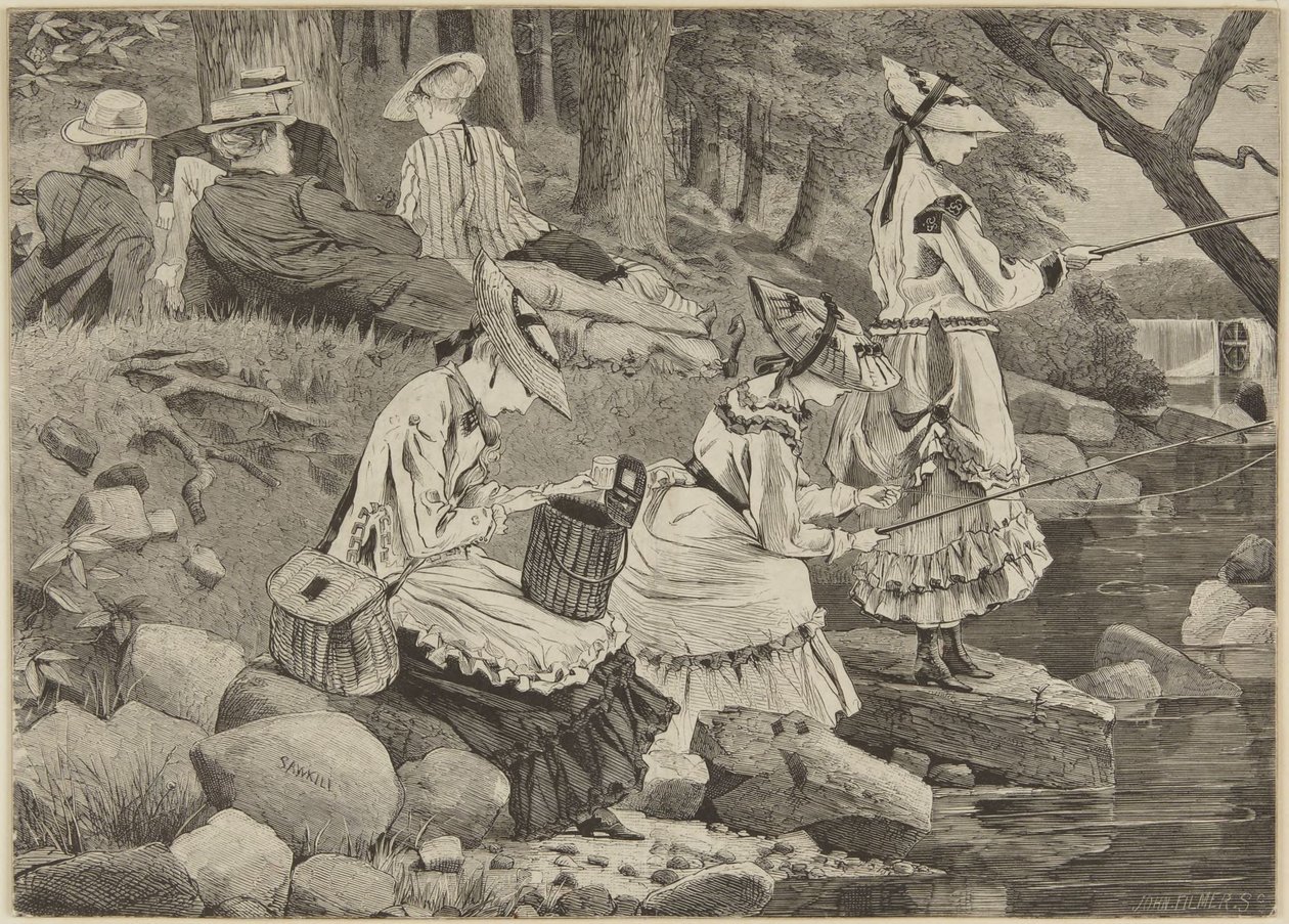 Die Angelgesellschaft von Winslow Homer