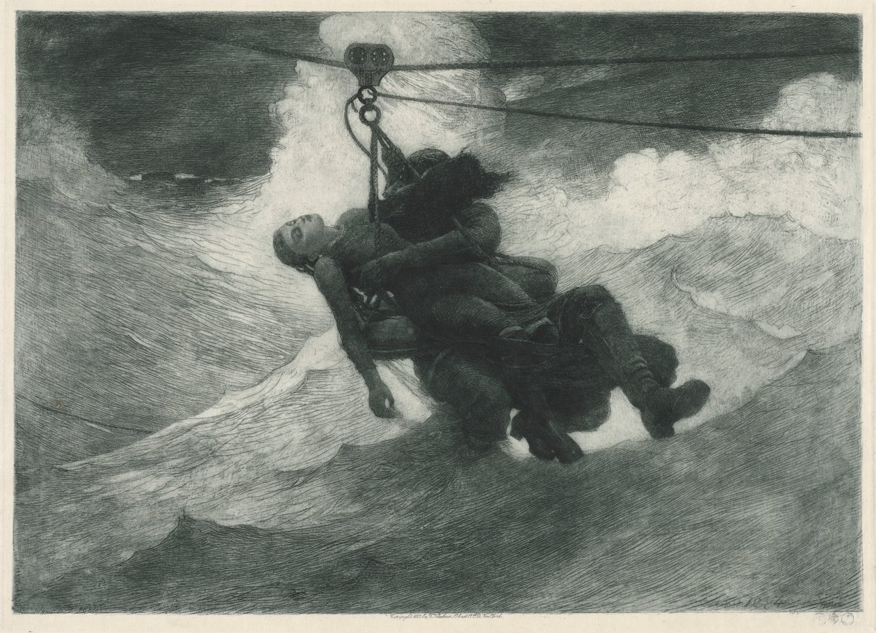 Die Lebenslinie, 1884 von Winslow Homer