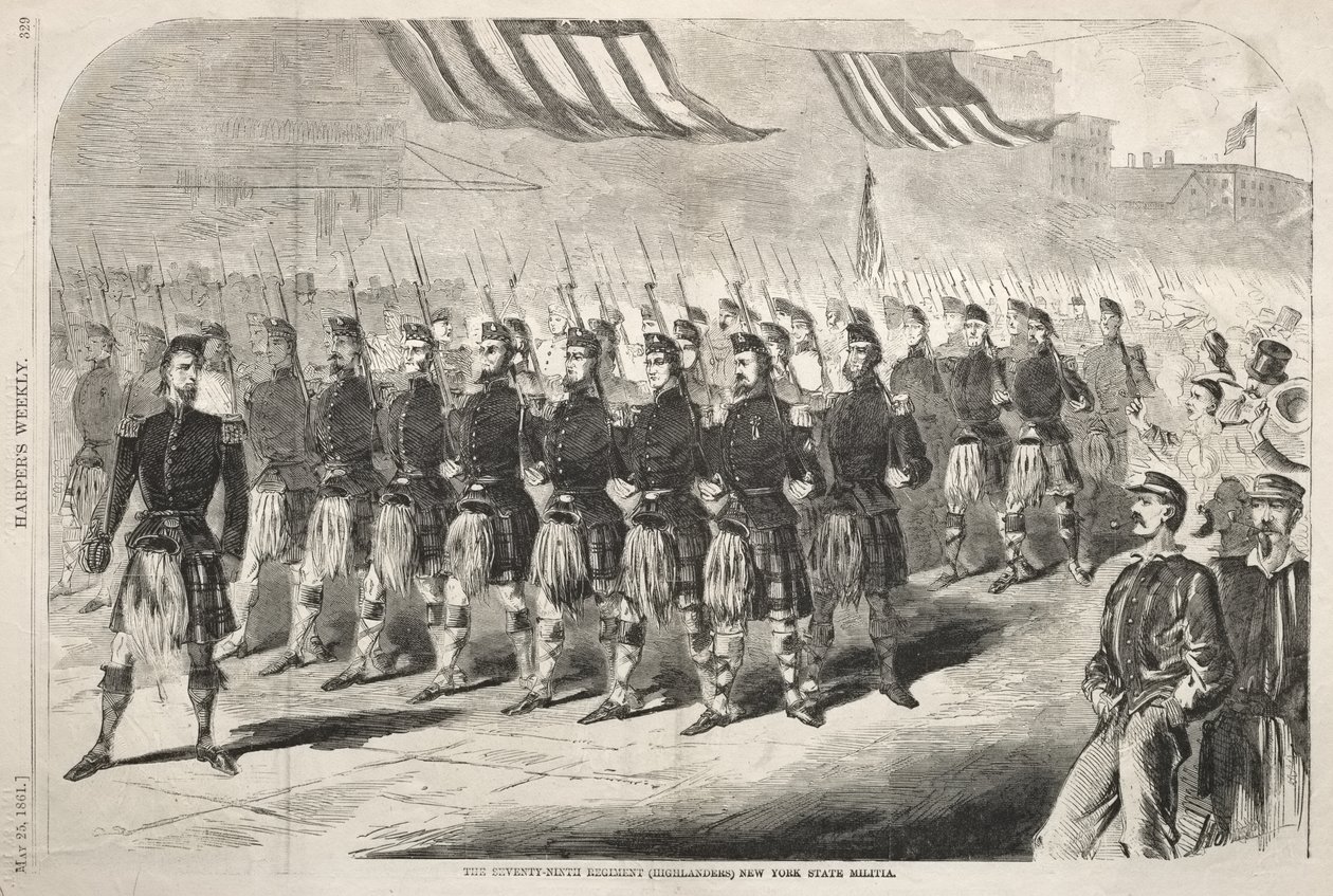Das neunundsiebzigste Regiment (Highlanders) New Yorker Staatsmiliz von Winslow Homer