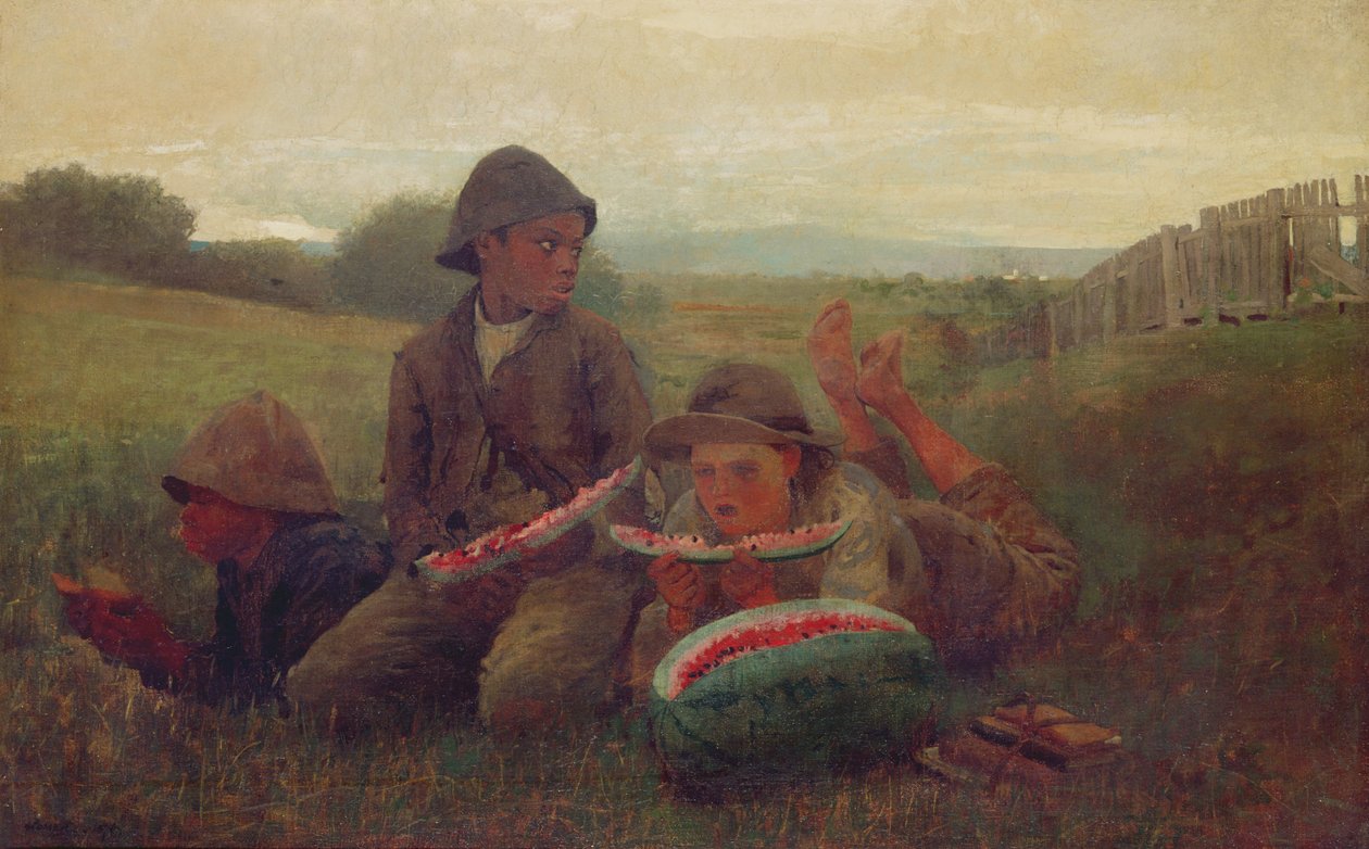 Die Wassermelonenjungen, 1876 von Winslow Homer