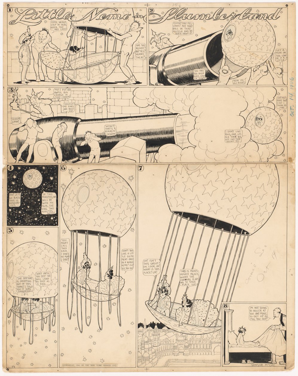 Little Nemo im Schlummerland: "Das gefällt mir überhaupt nicht, kein kleines bisschen, nicht ein winziges bisschen" von Winsor McCay