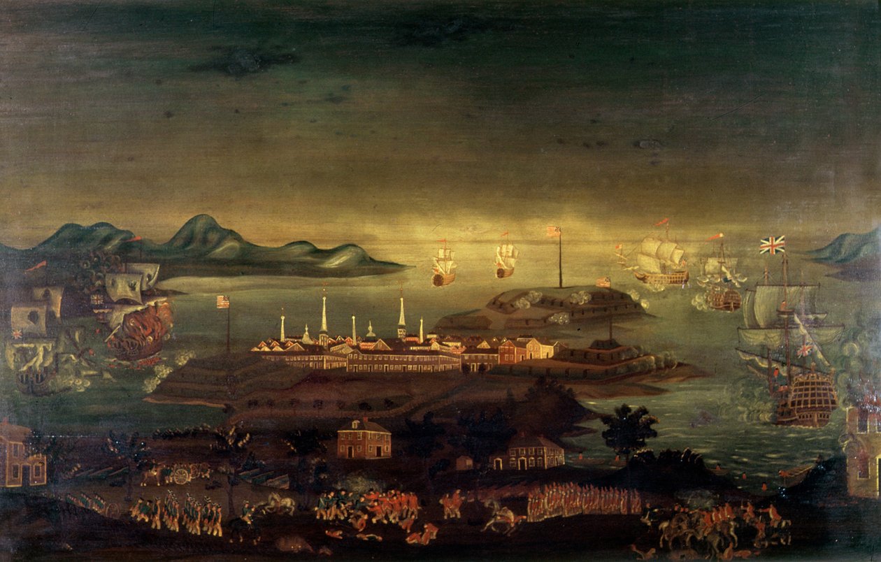 Schlacht von Bunker Hill, 17. Juni 1775 von Winthrop Chandler