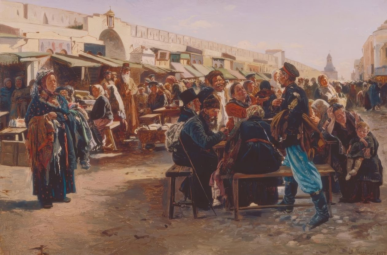 Am Mittag von Wladimir Jegorowitsch Makowski
