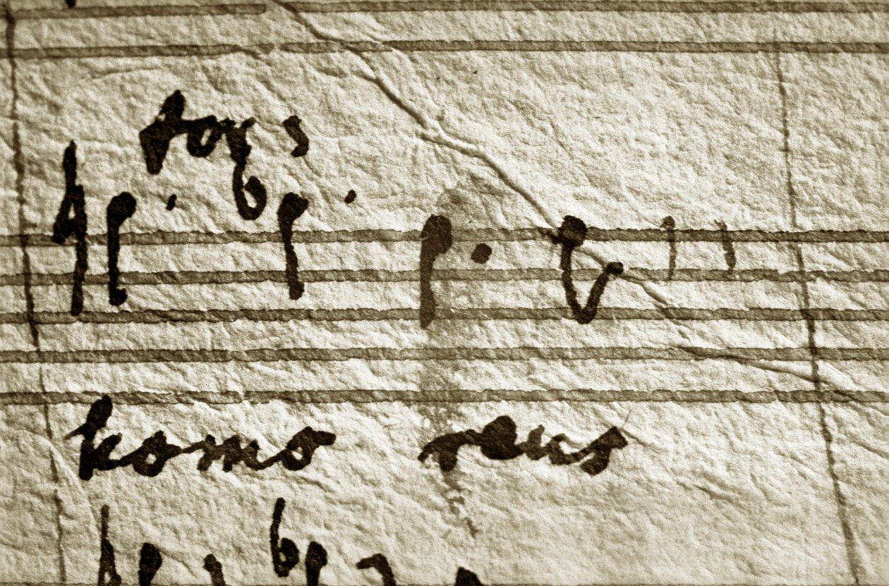 "Arbeitspartitur" von Wolfgang Amadeus Mozarts Requiem von Wolfgang Amadeus Mozart