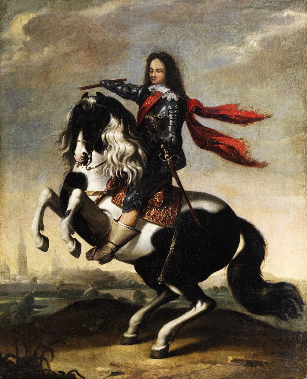 Reiterporträt von Valdemar Christian von Schleswig-Holstein 1622-1656 von Wolfgang Heimbach