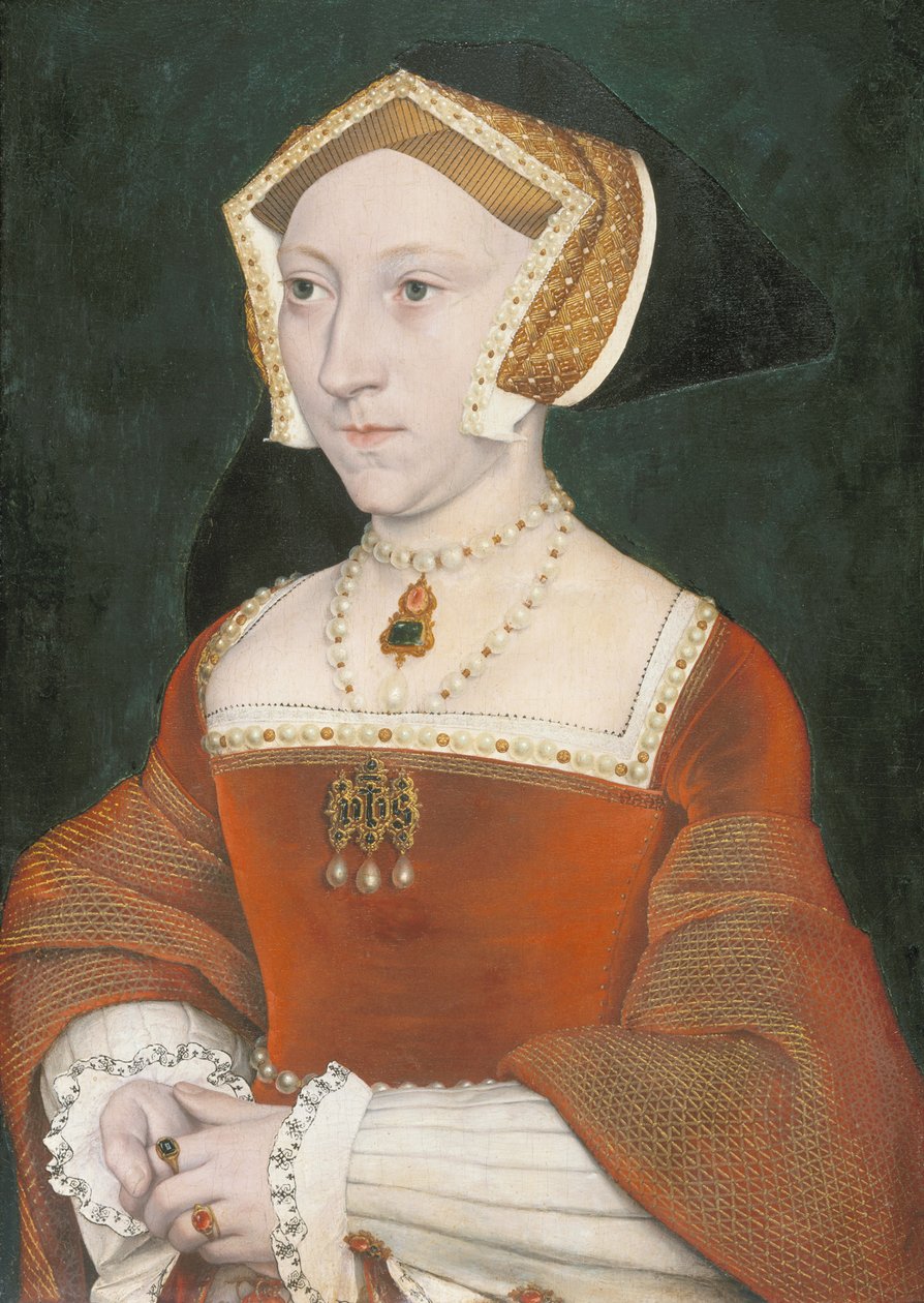 Porträt von Jane Seymour (1509?-1537) von Workshop of Hans Holbein the Younger
