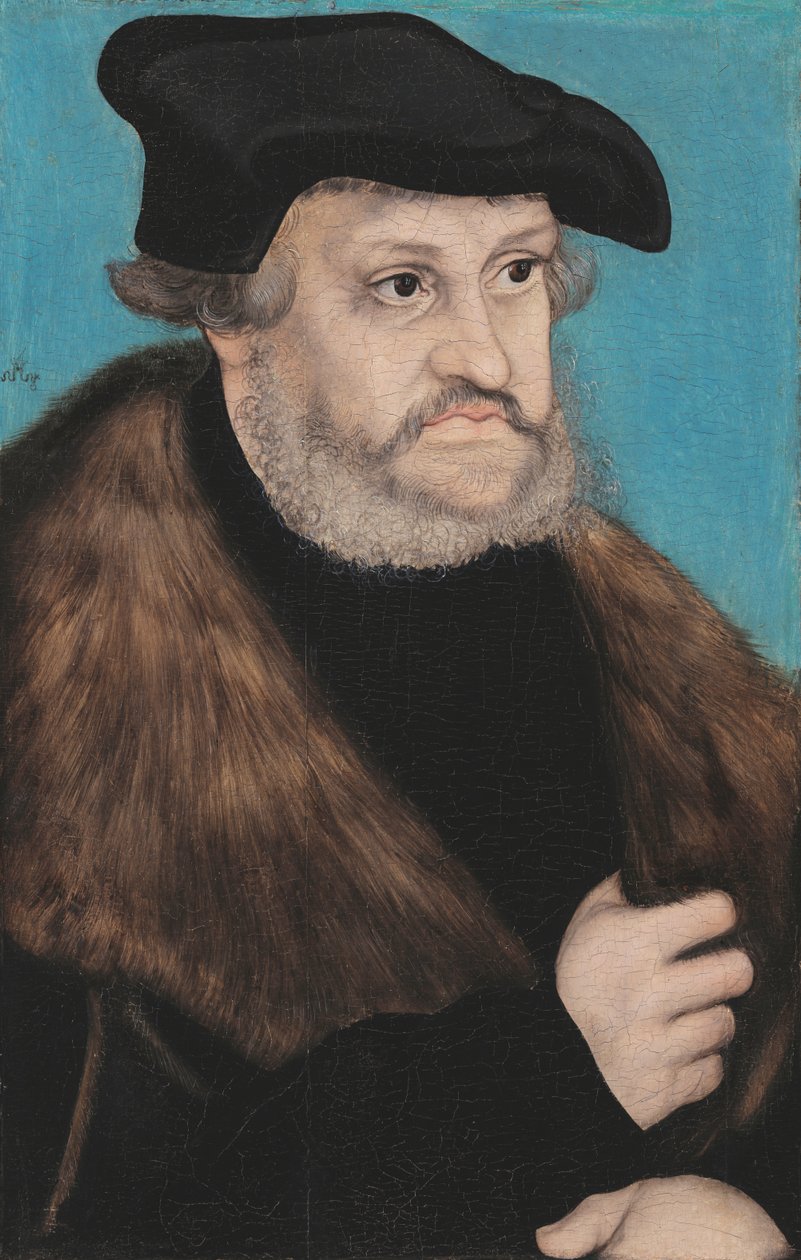 Friedrich III der Weise, Kurfürst von Sachsen von workshop of Lucas Cranach the Elder