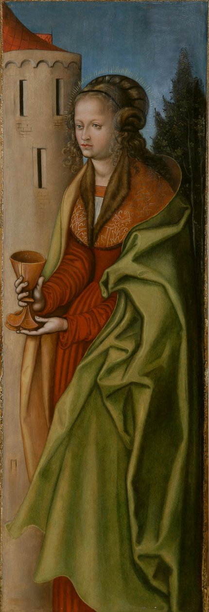 Heilige Barbara von workshop of Lucas Cranach the Elder