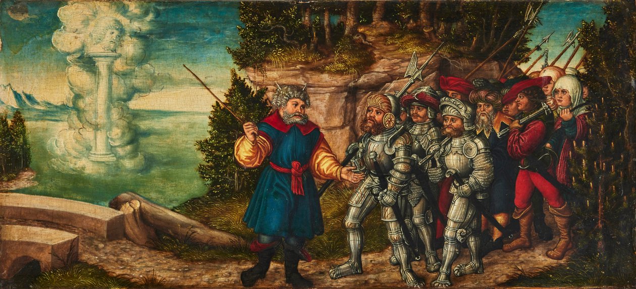 Moses und die Wolkensäule von workshop of Lucas Cranach the Elder