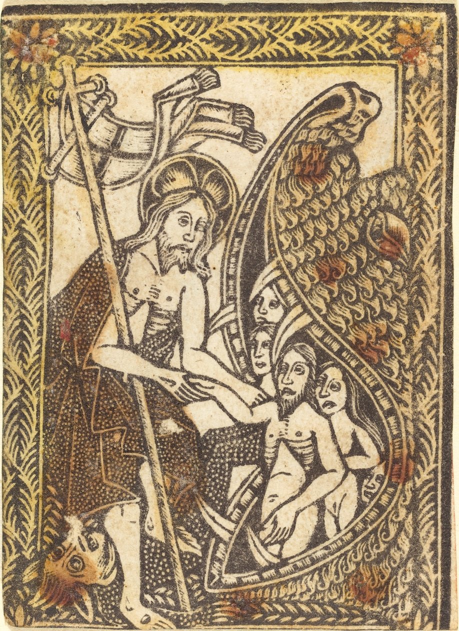 Christi Abstieg in den Limbus von Workshop of Master of the Borders with