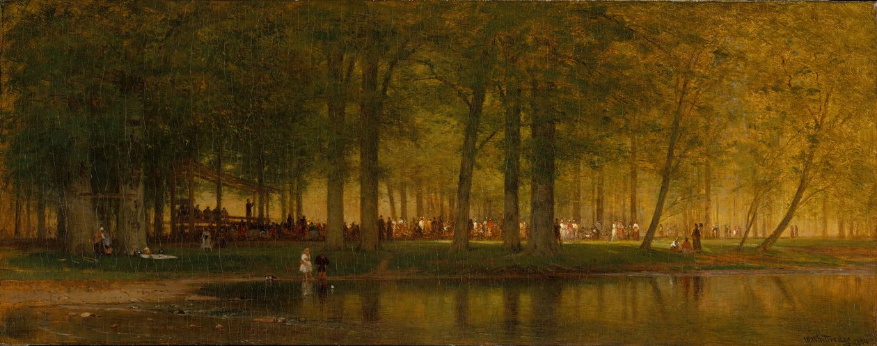 Das Lagermeeting von Worthington Whittredge