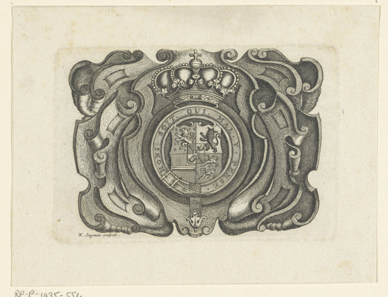 Ornament mit dem Wappen des Hosenbandordens von Wouter Jongman