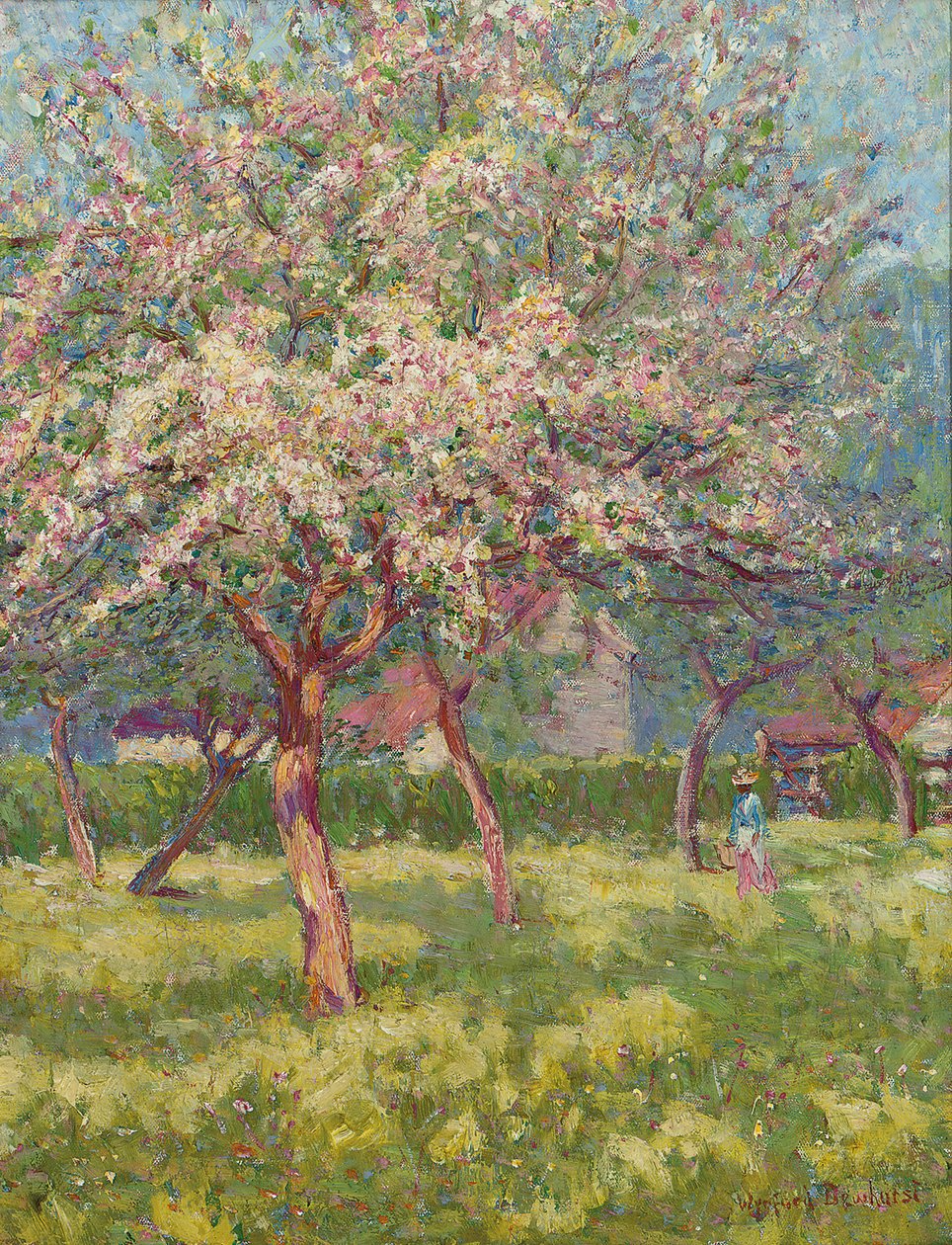 Ein blühender Obstgarten von Wynford Dewhurst