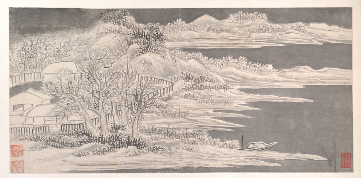 Landschaften der zwölf Monate, ca. 1685 von Xian Gong