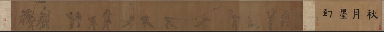 Die Laternen-Nacht-Exkursion von Zhong Kui, späte 1200er-frühe 1300er von Yan Hui