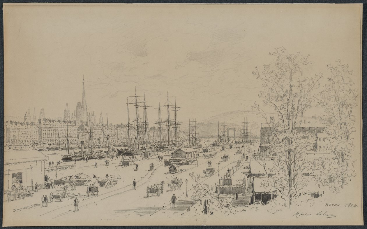 Hafen von Rouen von Yang Ki hun (Seuk Eun) (Korean
