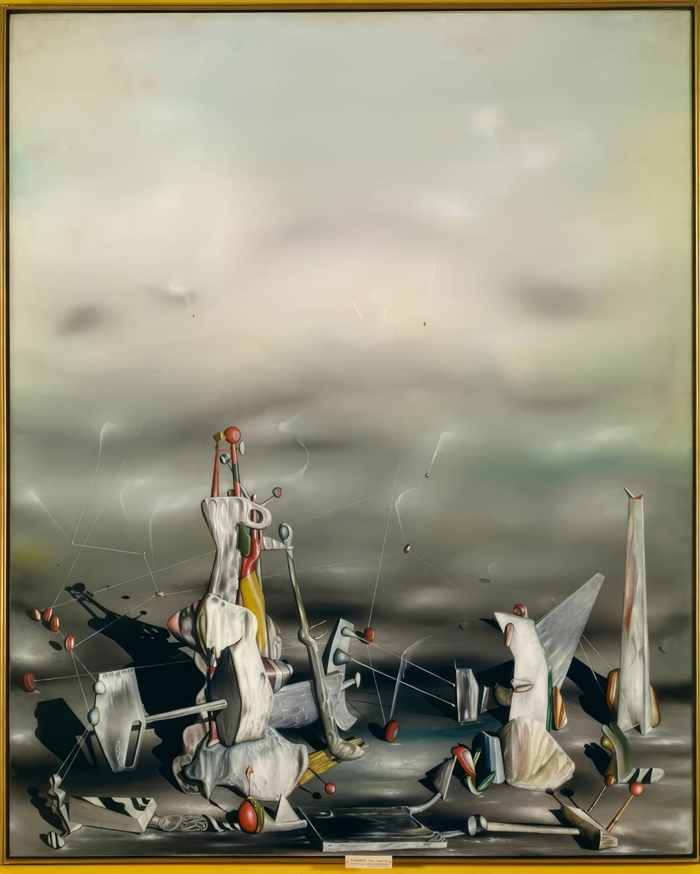 Der Palast der Felsen aus Glas von Yves Tanguy