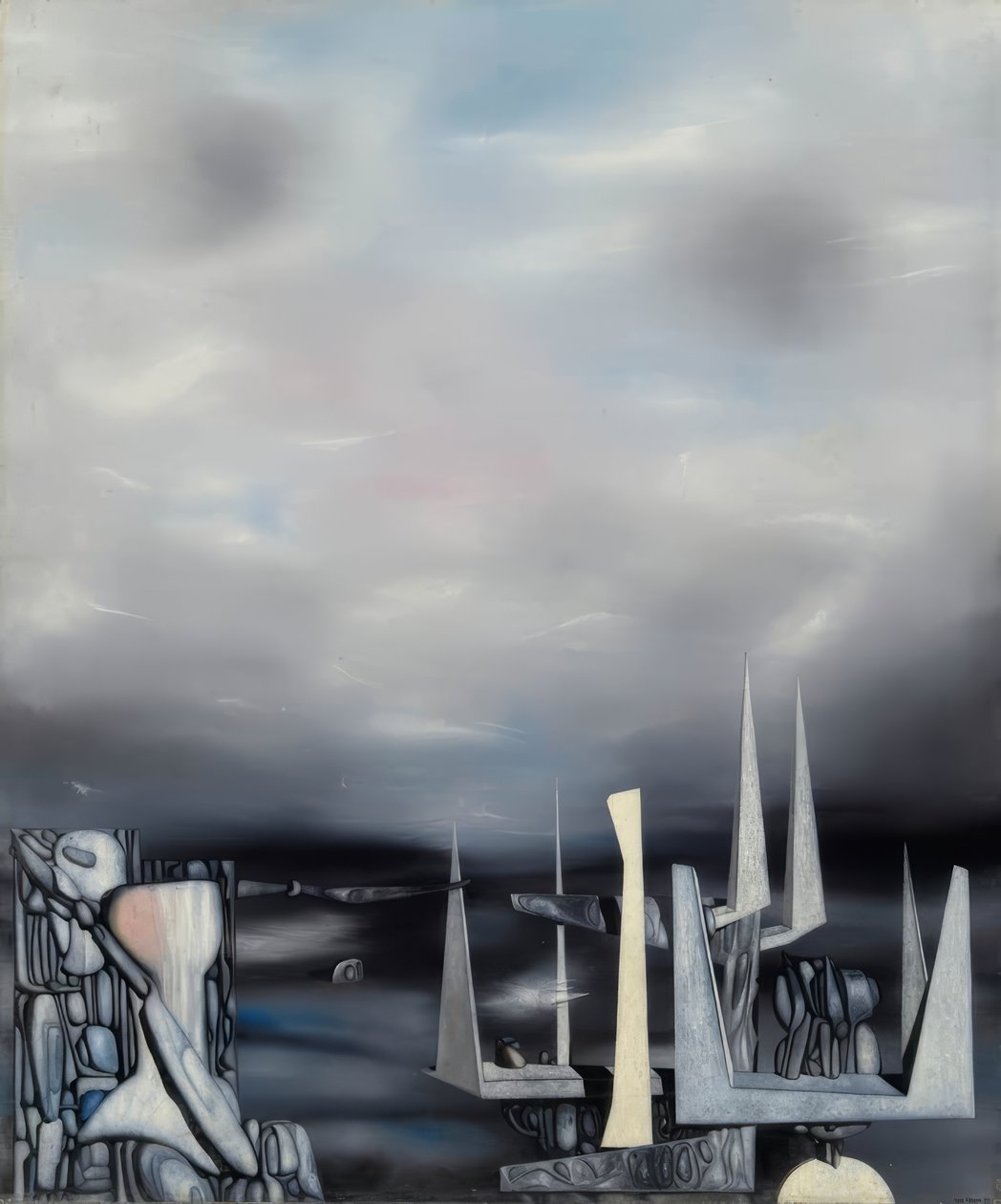 Die Sterne durchbohren von Yves Tanguy
