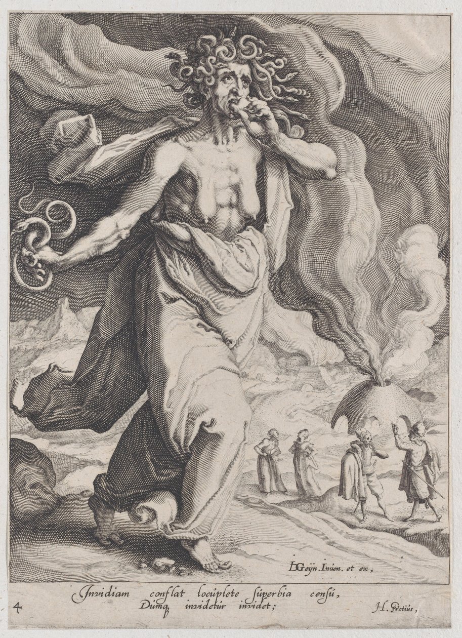 Neid, aus Tugenden und Laster von Zacharias Dolendo