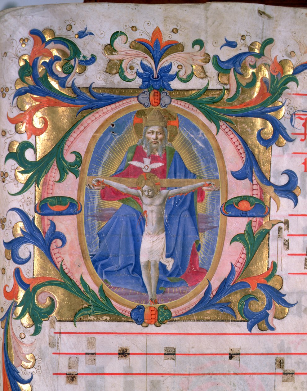 Ms 523 f.166r Historisierte Initiale 