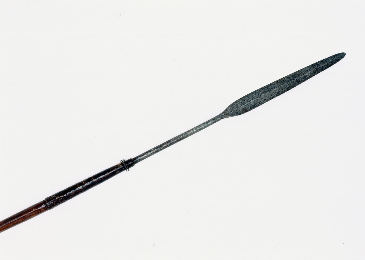 Assegai, geborgen in der Nähe des Körpers des Prinzen Imperial von Zulu