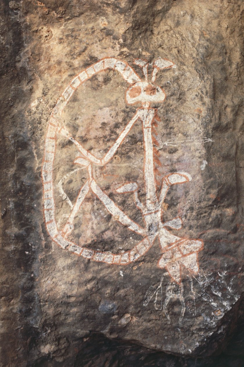 Aborigines-Felsmalereien im Kakadu-Nationalpark, Nourlangie Rock von Isabel Redie